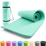 #DoYourFitness x World Fitness | Fitnessmatte 'Yamuna' | 183x61x1,5cm | Phthalatfrei & rutschfest | Gymnastikmatte ideal für Yoga, Pilates, Fitness, Outdoor im Studio & zu Hause | Türkis