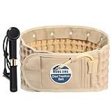 HONGJING Dekompressions Rückengurt zur Linderung von Schmerzen im unteren Rücken, Aufblasbarer Lendenwirbelstützgurt, Einheitsgröße, passend für 29-49 Taille