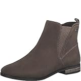 s.Oliver Damen Chelsea Boots mit Reißverschluss Flach Braun (Pepper), 40