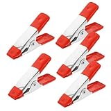 NUOBESTY 5 Stck. Holzbearbeitung A-förmiger Clip Mini-klemme Griff Schlüssel Schnelle Klemmen Kleine Klammer Frühling Eckklemmen Für Die Holzbearbeitung Federbügel Aluminiumlegierung Rot
