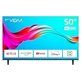 DYON Smart 50 VX - 50 Zoll (126 cm) 4K UHD Smart TV mit HD Triple Tuner (DVB-C/-S2/-T2), App Store, Prime Video, Netflix, YouTube, DAZN, Disney+, Hotelmodus
