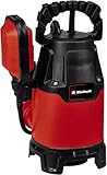 Einhell Schmutzwasserpumpe GC-DP 3325 (330 W, 9.500 L/h Förderleistung, max. 6 m Förderhöhe, Ø 25 mm Fremdkörper, thermischer Überlastschutz, inkl. Universalanschluss)