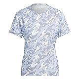 adidas Damen T-Shirt (Short Sleeve) Otr AOP Tee, Blue Dawn, HR9975, XS