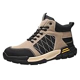 Generisch Stahlkappenschuhe Damen Winter Schuhe Arbeitsschuhe S1 Herren Winterarbeitsschuhe Männer Sicherheits Winterstiefel Herren Boots Wasserdicht Warme Schuhe Herren Winter