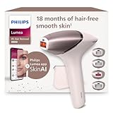 Philips Lumea IPL 9900 Series Haarentfernungsgerät mit SenseIQ & SkinAI Technologie – Alternative zur Laserhaarentfernung – 4 Aufsätze für Körper, Gesicht, & Präzisionsbereiche, kabellos (BRI951/00)