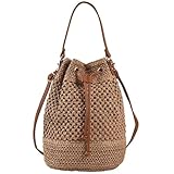 Sommer-Stroh-umhängetaschen, Umhängetasche, Kordelzug, Stroh-geldbörse, Strand-Schultertasche, Handtaschen Für Damen