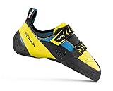 Scarpa Herren Vapor V Kletterschuhe, Ocean-Yellow FR, 43 EU