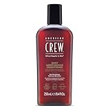 AMERICAN CREW – Daily Moisture Conditioner, 250 ml, Pflegeconditioner für Männer, stärkendes Haarprodukt ohne Silikone, schützt vor Trockenheit & reduziert Haarbruch, vegan