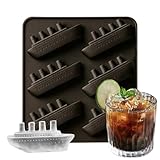 Eiswürfelform aus Silikon für Gefrierschrank, Eiswürfelform in Bootsform – für frische Getränke und Werkzeuge zur Zubereitung von kalten Getränken für Saft, Wein, Kaffee, Bourbon und andere