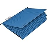 Original Falken Projekthefter und Personalhefter UniReg. Made in Germany. Aus Recycling-Karton für DIN A4 kaufmännische Heftung blau Blauer Engel Personalakte Personalmappe