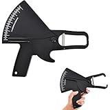 Caliper Körperfettzange Körperfettmessgerät Fettzange 0-80mm Hautfaltendicke Messen mit Klarer Skala & Starker Federkraft Messung des Körperfettanteils für Männer & Frauen Zuhause oder Fitnessstudio
