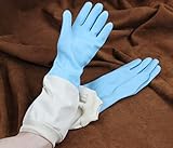 Förster-Fellnest IMKERSCHUTZ | Imkerhandschuhe | Latex mit Stoffstulpe | speziell für Imker | säureresistente Latexhandschuhe, Gummihandschuhe