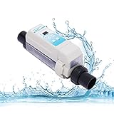 Salzwassersystem, Pool-Elektrolyseanlage, Salzelektrolysegerät für Schwimmbäder, Salzgehalt 2700-4500PPM, Wassertemperatur 10~45℃,Chlorausgang 8g/h, 50m³, für Schwimmbäder selbstreinigend