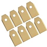 MasYosh 45 Stück Rasenrobotermesser, Scharfe Edelstahl-Ersatzmähermesser mit Hoher Härte für Effizientes Schneiden, Glatte Oberfläche