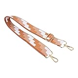 Tofficu Kuriertaschenriemen Geldbörse Stofftaschenriemen Handtaschen-Kettenriemen Handtaschenriemen selber Machen Bag Straps taschengürtel Taschenkette Kleidung DIY Kette Polyester Brown