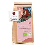 Weltecke Bio-Hibiskus-Tee lose 200 g | In Deutschland kontrolliert & hergestellt | Getrocknete Hibiskus-Blüten frisch abgefüllt | Fruchtig-aromatischer Entspannungstee | Hibiscus Tea