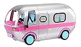 L.O.L. Surprise! OMG Glamper Fashion Camper mit 55+ Überraschungen - Möbliert mit beleuchtetem Pool, Rutsche, Etagenbetten, Café, Badezimmer, Schrank, Waschtisch, Grill & DJ Pult -Für Kinder ab 6+