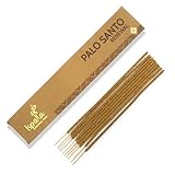 ISPALLA® Originalle Räucherstäbchen PALO Santo 10 stück, zur Reinigung von schlechten Energien und Ängsten, Handgemacht in Peru / 100% Natürlich & Vegan