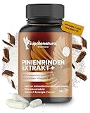 EINFÜHRUNGSANGEBOT Pinienrindenextrakt hochdosiert (660mg pro Tagesdosis) PREMIUM: 95% Proanthocyanidine & natürliches Vitamin C | Kiefernrindenextrakt ohne Zusätze – SUPPLENATURA®