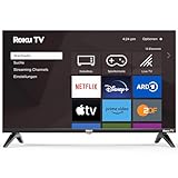 RCA Smart TV 32 Zoll (80cm) HD Fernseher Roku TV mit WLAN Triple Tuner (DVB-T/T2, DVB-C, DVB-S/S2) HDMI USB (Nur für Deutschland) 2024, RK32HN1