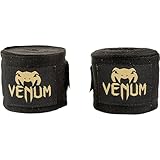 Venum, Kontact Boxbandagen, Herren, 4m, Schwarz/Gold