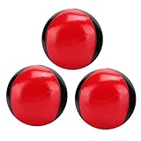 Phefop 3 Stück Jonglierbälle, Hochwertiges PU-Leder, Weich, Glatt, Bequem, Leicht, Tragbar, Reißfest, mit Feinen Kolloidalen Umweltpartikeln, für Im Büro