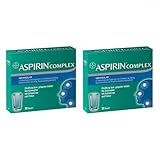 Aspirin Complex - schnelle Hilfe bei Erkältung und grippalem Infekt - bei Schnupfen, Schmerzen und Fieber - 2 x 10 Beutel