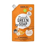 Marcel's Green Soap - Spülmittel Orange & Jasmin Nachfüllpackung - Geschirrspülmittel - 100% Umweltfreundlich - 100% Vegan - 97% Biologisch abbaubar - 500 ml