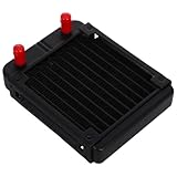 DIYEAH Wasserkühlung Kühler Wasserkühlen Wasserkühler Cpu Cpu-kühler Flüssigkeitskühler Wasserkühlblock Aio-kühler Flüssigkeitskühlung Cpu-wasserkühler Black Aluminium