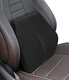 Lendenkissen Auto, Lordosenstütze Auto aus Memory Foam, Ergonomisches Lendenwirbelkissen Auto, RüCkenlehne um RüCkenstüTzkissen zu Lindern für Autositze, BüRostuhl, Rollstuhl