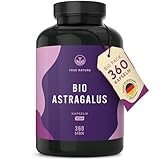 Bio Astragalus - Hochdosiert: 3000mg reiner Bio-Rohstoff pro...