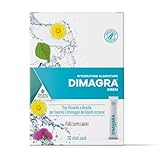 PromoPharma Dimagra Dren – Nahrungsergänzungsmittel – mit Birke und Pilosella – zum Ablassen überschüssiger Flüssigkeiten und zur Reinigung des Körpers – 20 Sticks à 15 ml