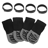 VICASKY 4 Stück Teiliges Rutschfester Hundesocken Schützende Pfotensocken für Outdoor Aktivitäten Verbessertem Grip Geeignet für Kleine Hunde S