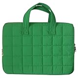 CRGANGZY Puffy Laptop-Tasche, gesteppte Laptop-Hülle mit Griff, Laptop-Tragetasche for 11–15,6 Zoll Notebook-Tablet (Stil 8)