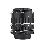 Mcoplus N-AF Auto Makro Zwischenringe für Nikon F Mount DSLRs D7100 D7000 D5300 D5100 D5000 D3100 D800 D750 D600 D300s D300 D90 D80 (12+20+36mm) (MCOEXTNP)