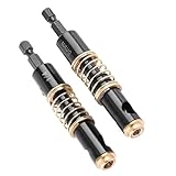 GLOGLOW Hochwertiger Schwarzer Scharnierbohrer, Zuverlässige Genauigkeit Beim Bohren von Holz und Kunststoff, 1/4 Zoll und 5 Mm Bohrer Zum Bohren Verschiedener Größen, 1 X Scharnierbohrer für (2