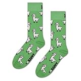 Happy Socks Lama Sock (DE/NL/SE/PL, Numerisch, 41, 46, Regular, Regular, grün)