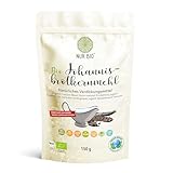 NUR BIO® Bio Johannisbrotkernmehl 150g natürliches Verdickungsmittel Ei-Ersatz glutenfrei Backen Kochen perfektes Eis