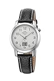 Master Time Funk Quarz Damen Uhr Analog-Digital mit Leder...