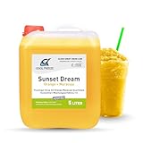 SLUSH SIRUP EIS SUNSET DREAM KONZENTRAT (ORANGE-MARACUJA) AZOFREI 5 LITER VOM HERSTELLER