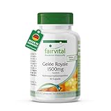 Fairvital | Gelée Royale 1500mg - 90 Kapseln - schluckfreundlich - HOCHDOSIERT - standardisiert auf 4% 10-HDA