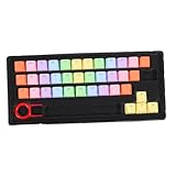 LIGIGWASH Teiliges Keyboard Keycap Bunte Regenbogen Farben Höhe Kompatibel mit Schaltern Installieren Langlebig für DIY Mechanische Tastaturen Tastatur Schutz