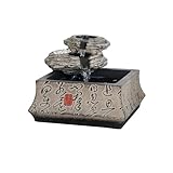 Zimmerbrunnen Desktop Fließendes Wasser Ornamente Wohnzimmer Büro Zen Dekorative Recycling Wasser Landschaft Kleine Brunnen Tischbrunnen
