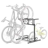 CXWXC Fahrradständer für 3/5 Fahrräder – Fahrradaufbewahrung für drinnen und draußen – Fahrradständer, Garage zum Parken, Mountainbike, Rennrad, Hybrid-Fahrrad, passend für Räder bis zu 6,1 cm (3