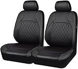 HSYJZSMY Auto Sitzbezüge Leder für Mazda 6 2006-2008,Pu Leder Vorne Und Hinten Wasserdicht Autositz Sitzauflagen Innenraum Tuning Zubehör,Black