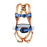 YUTVTNPUKM Klettergurt Hochfestempolyester MehrzweckfüR Feuerrettung Bergsteigen Hochniveau Rescue HöHlenforschung Equipabsturzsicherung Mit Sicherheitsseil Absturzsicherung A