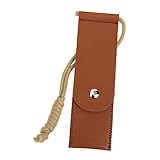 PartyKindom Besteckset aus Leder Wasserdicht Lagerung Tasche für Campinggeschirr Tasche für Campingutensilien Garbage Bin Kitchen grillpaket Campingtasche Besteck Aufbewahrungstasche Pu