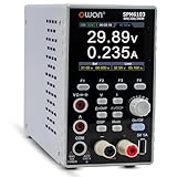 OWON DC-Stromversorgung mit Multimeter 2 in 1 Funktionen Labor einstellbare Stromversorgung 10mV / 1mA Hochauflösendes 4 1/2 Stellen Multimeter 2,8 Zoll Display (300W/60V/10A/SPM6103)