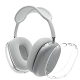 Clear Hülle für AirPods Max, Dünne Weiche TPU Schutzhülle für Kopfhörer, wasserdichte und Kratzfeste Kopfhörerhülle für AirPods Max Case, Geeignet für Zuhause, Büro und Internetcafé, Transparent