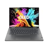 Lenovo Yoga 7 Convertible Laptop | 14' WUXGA OLED Touch Display | AMD Ryzen 5 7535U | 16GB RAM | 512GB SSD | AMD Radeon Grafik | Win11 Home | QWERTZ | grau | inkl. Pen | 3 Monate Premium Care